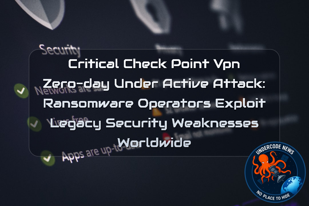 Critical Check Point VPN Zero-Day Under Active Attack: Ransomware Operators Exploit Legacy Security Weaknesses Worldwide + Video