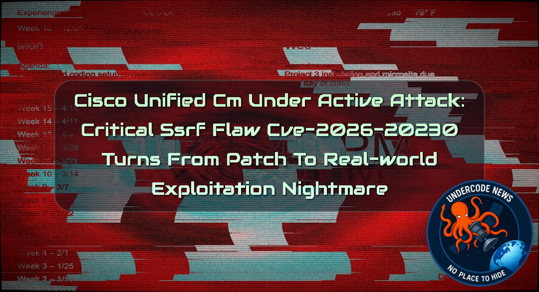 Cisco Unified CM Under Active Attack: Critical SSRF Flaw CVE-2026-20230 Turns From Patch to Real-World Exploitation Nightmare + Video