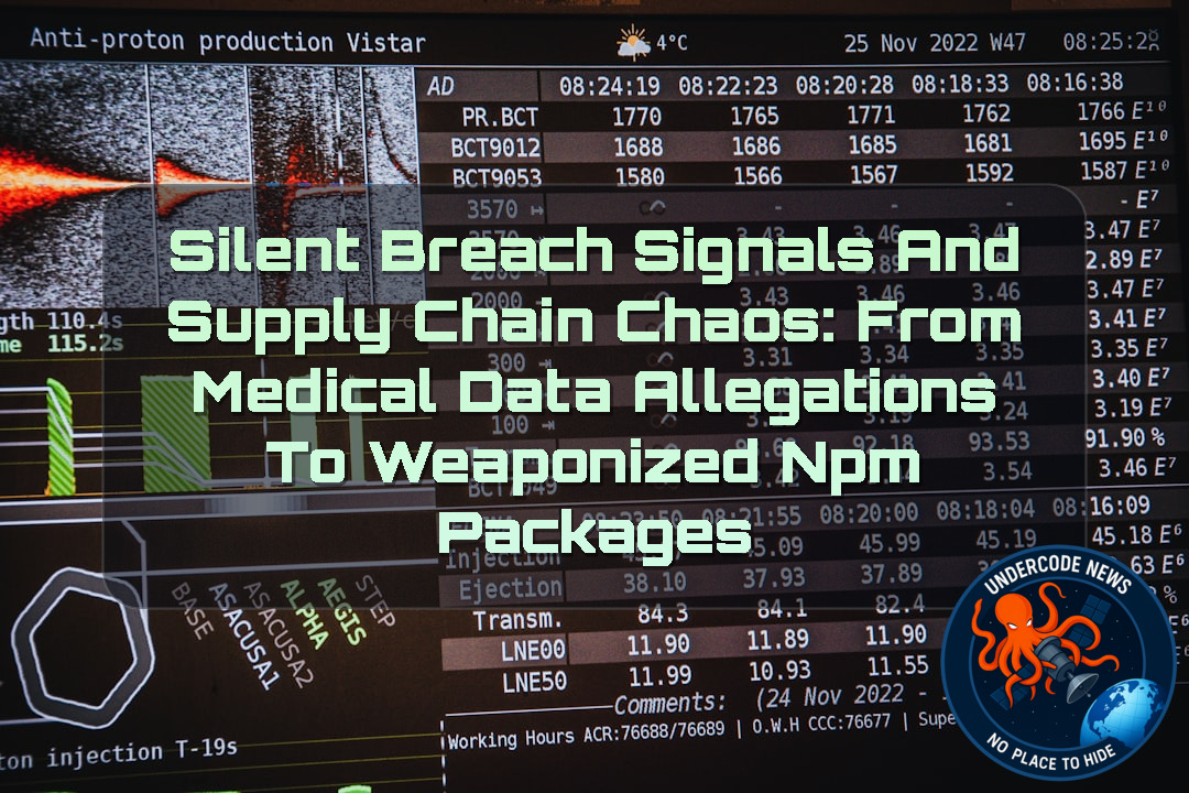 Silent Breach Signals and Supply Chain Chaos: From Medical Data Allegations to Weaponized npm Packages + Video