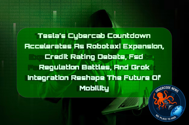 Tesla’s Cybercab Countdown Accelerates as Robotaxi Expansion, Credit Rating Debate, FSD Regulation Battles, and Grok Integration Reshape the Future of Mobility + Video