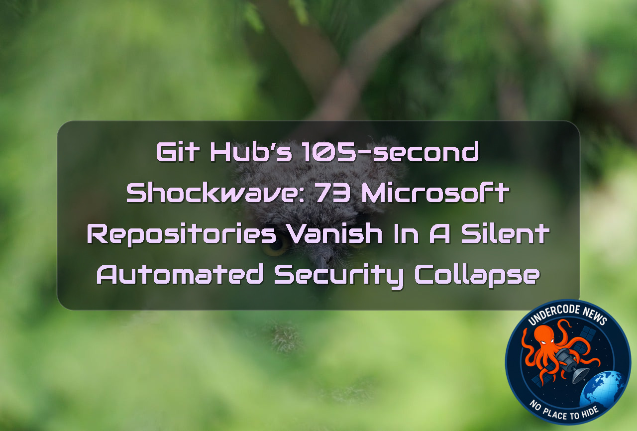 GitHub’s 105-Second Shockwave: 73 Microsoft Repositories Vanish in a Silent Automated Security Collapse + Video