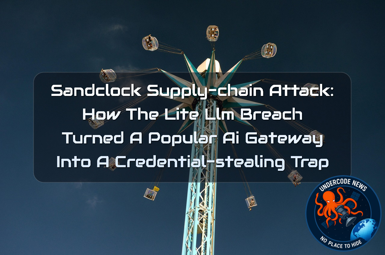 SANDCLOCK Supply-Chain Attack: How the LiteLLM Breach Turned a Popular AI Gateway Into a Credential-Stealing Trap