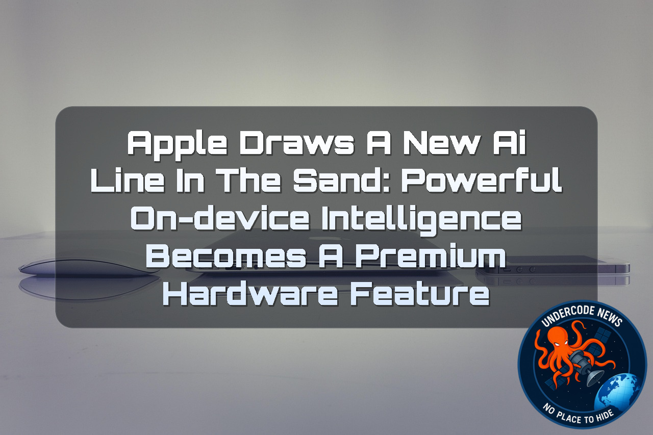 Apple Draws a New AI Line in the Sand: Powerful On-Device Intelligence Becomes a Premium Hardware Feature + Video
