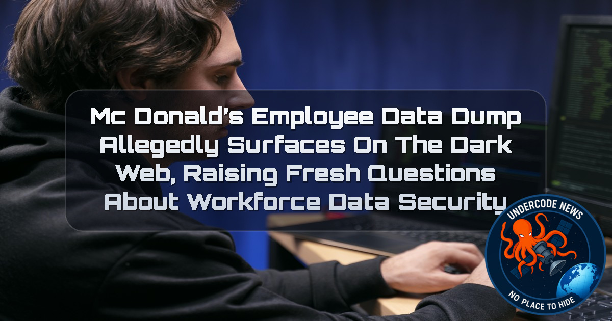 McDonald’s Employee Data Dump Allegedly Surfaces on the Dark Web, Raising Fresh Questions About Workforce Data Security + Video