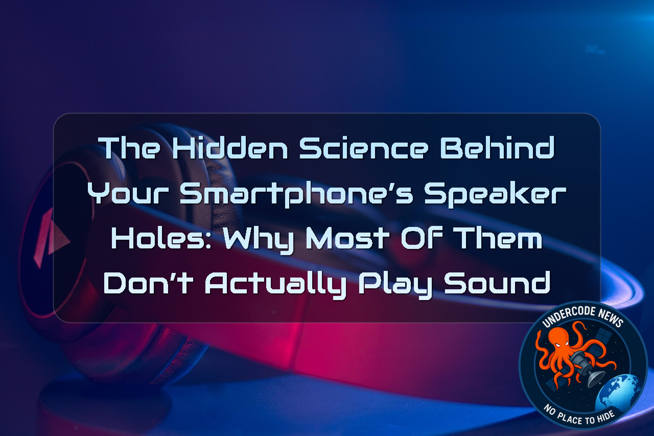 The Hidden Science Behind Your Smartphone’s Speaker Holes: Why Most of Them Don’t Actually Play Sound + Video