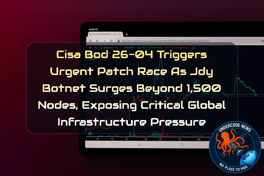 CISA BOD 26-04 Triggers Urgent Patch Race as JDY Botnet Surges Beyond 1,500 Nodes, Exposing Critical Global Infrastructure Pressure + Video