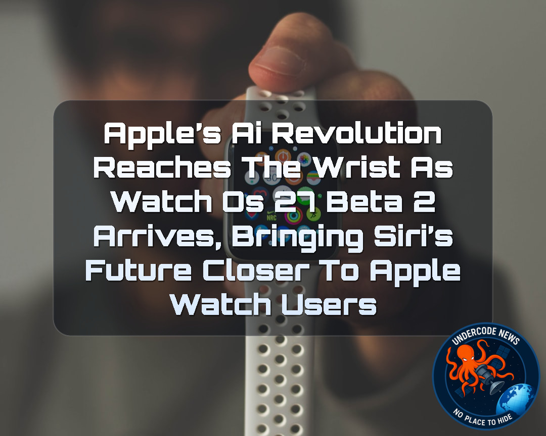 Apple’s AI Revolution Reaches the Wrist as watchOS 27 Beta 2 Arrives, Bringing Siri’s Future Closer to Apple Watch Users + Video