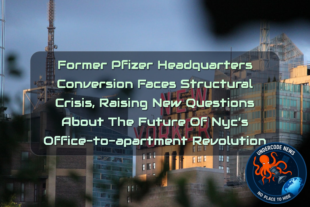 Former Pfizer Headquarters Conversion Faces Structural Crisis, Raising New Questions About the Future of NYC’s Office-to-Apartment Revolution + Video