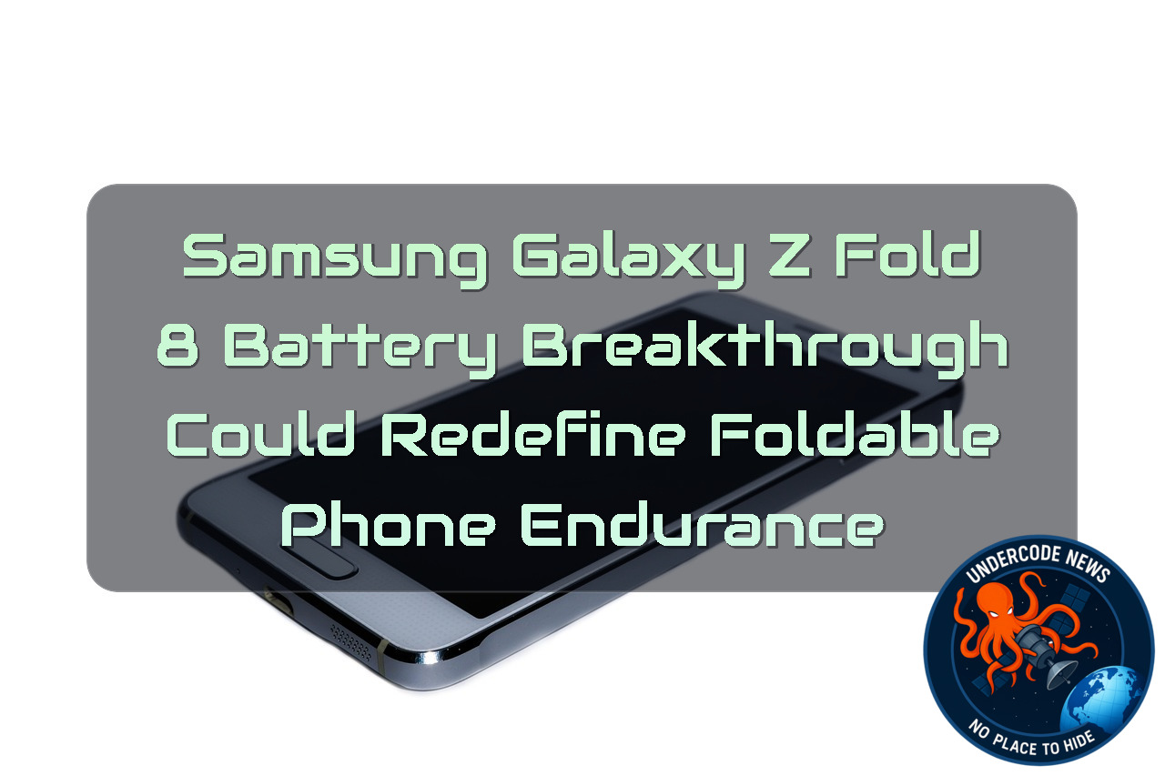 Samsung Galaxy Z Fold 8 Battery Breakthrough Could Redefine Foldable Phone Endurance + Video