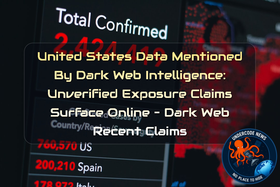 United States Data Mentioned by Dark Web Intelligence: Unverified Exposure Claims Surface Online – Dark Web Recent Claims + Video