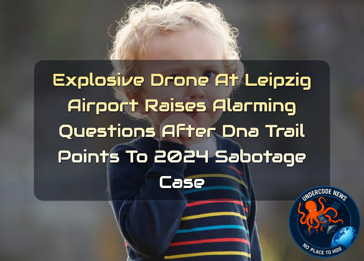 Explosive Drone at Leipzig Airport Raises Alarming Questions After DNA Trail Points to 2024 Sabotage Case + Video