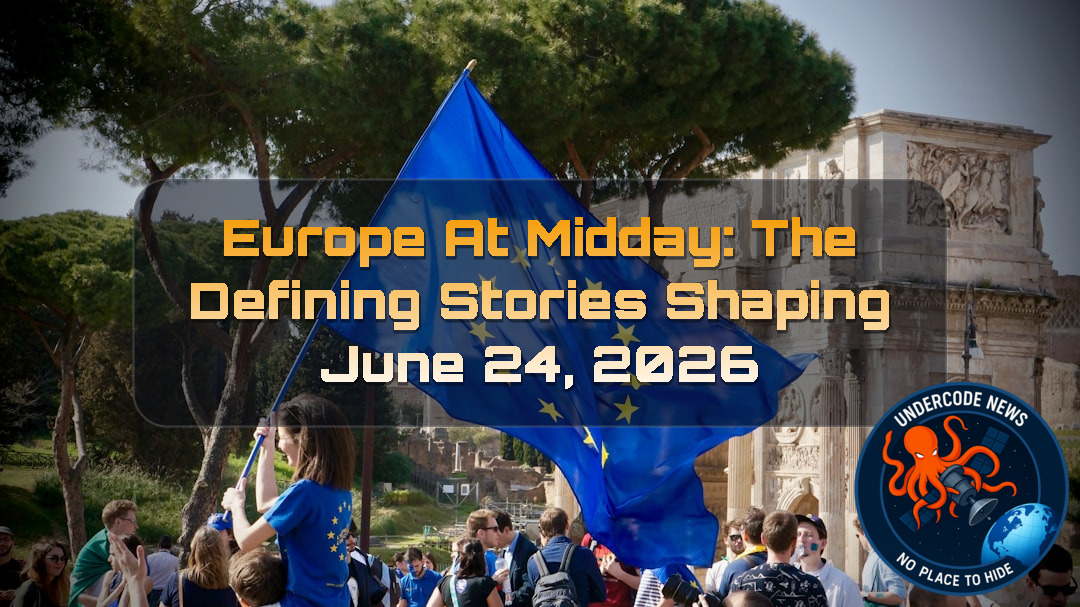 Europe at Midday: The Defining Stories Shaping June 24, 2026 + Video