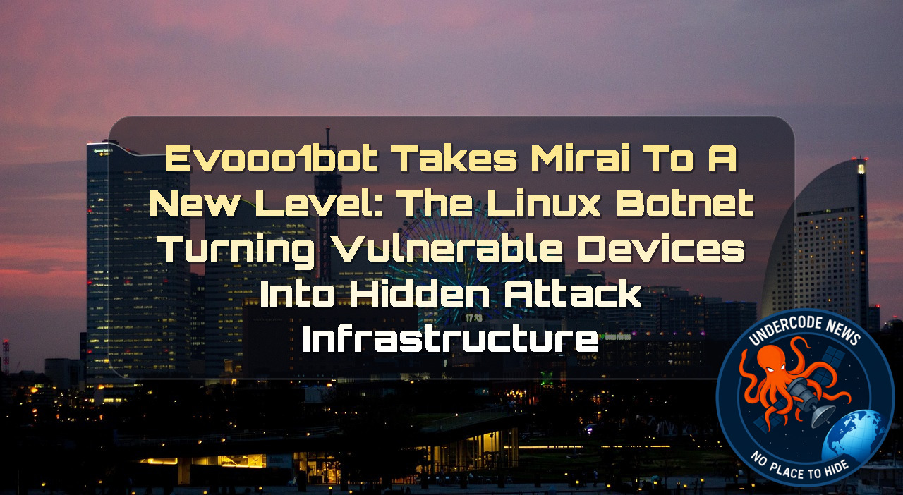 Evooo1Bot Takes Mirai to a New Level: The Linux Botnet Turning Vulnerable Devices Into Hidden Attack Infrastructure + Video