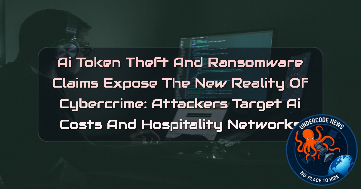 AI Token Theft and Ransomware Claims Expose the New Reality of Cybercrime: Attackers Target AI Costs and Hospitality Networks + Video