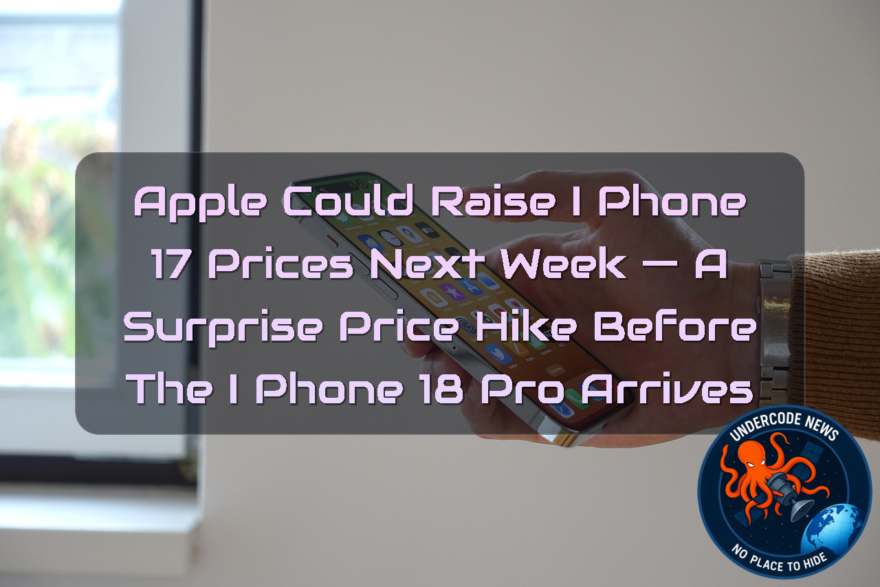 Apple Could Raise iPhone 17 Prices Next Week — A Surprise Price Hike Before the iPhone 18 Pro Arrives + Video