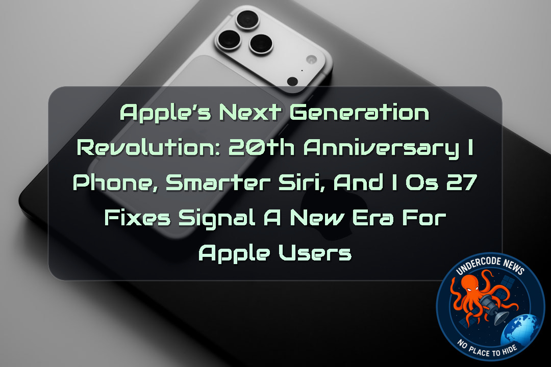 Apple’s Next Generation Revolution: 20th Anniversary iPhone, Smarter Siri, and iOS 27 Fixes Signal a New Era for Apple Users + Video