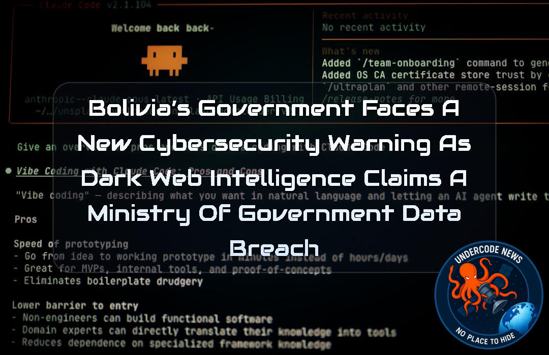 Bolivia’s Government Faces a New Cybersecurity Warning as Dark Web Intelligence Claims a Ministry of Government Data Breach + Video