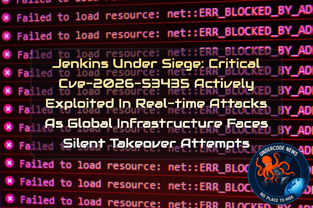Jenkins Under Siege: Critical CVE-2026-53435 Actively Exploited in Real-Time Attacks as Global Infrastructure Faces Silent Takeover Attempts + Video
