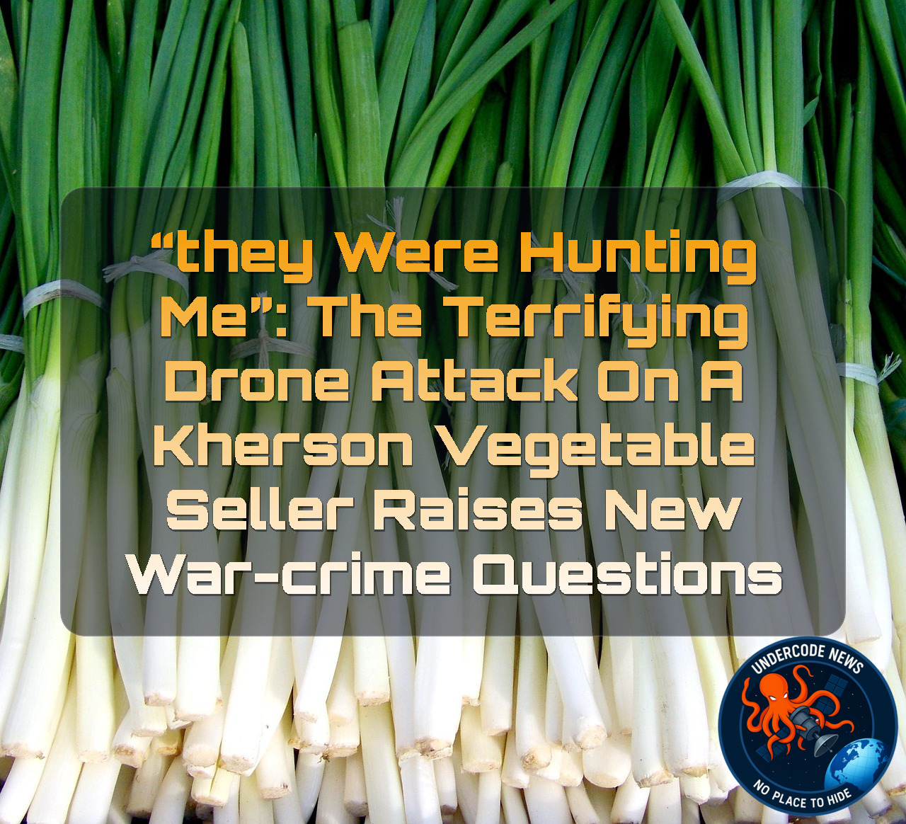 “They Were Hunting Me”: The Terrifying Drone Attack on a Kherson Vegetable Seller Raises New War-Crime Questions