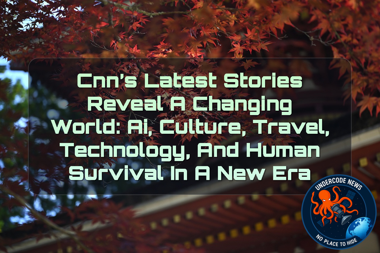 CNN’s Latest Stories Reveal a Changing World: AI, Culture, Travel, Technology, and Human Survival in a New Era + Video