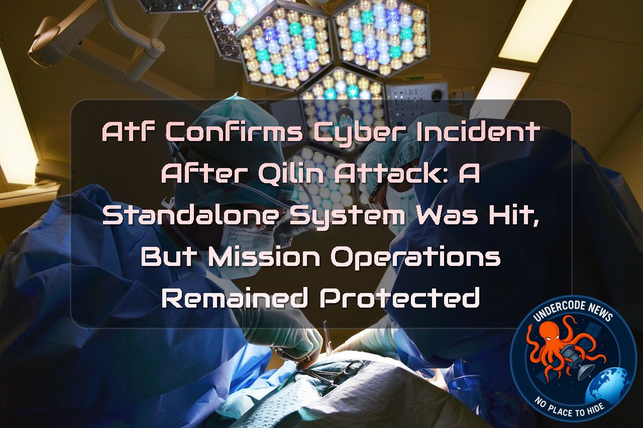 ATF Confirms Cyber Incident After Qilin Attack: A Standalone System Was Hit, but Mission Operations Remained Protected + Video