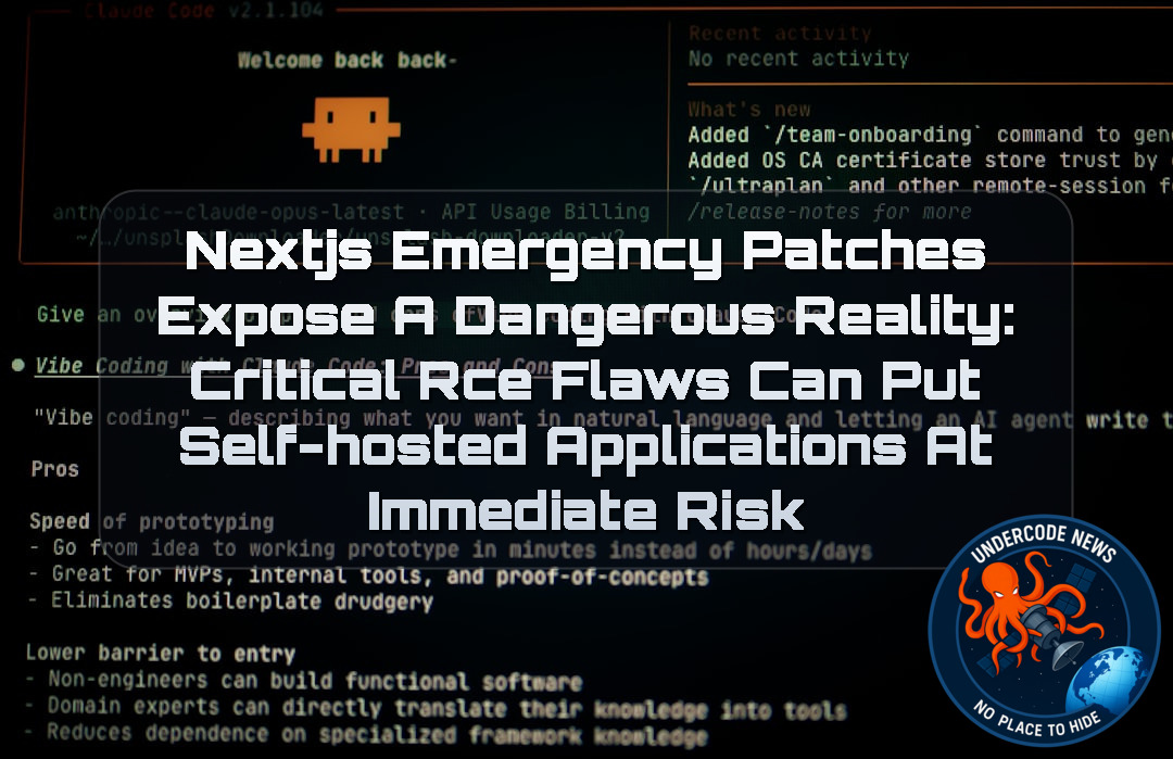 Nextjs Emergency Patches Expose a Dangerous Reality: Critical RCE Flaws Can Put Self-Hosted Applications at Immediate Risk + Video