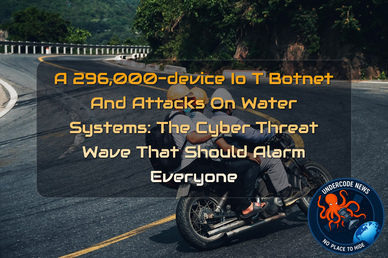 A 296,000-Device IoT Botnet and Attacks on Water Systems: The Cyber Threat Wave That Should Alarm Everyone + Video