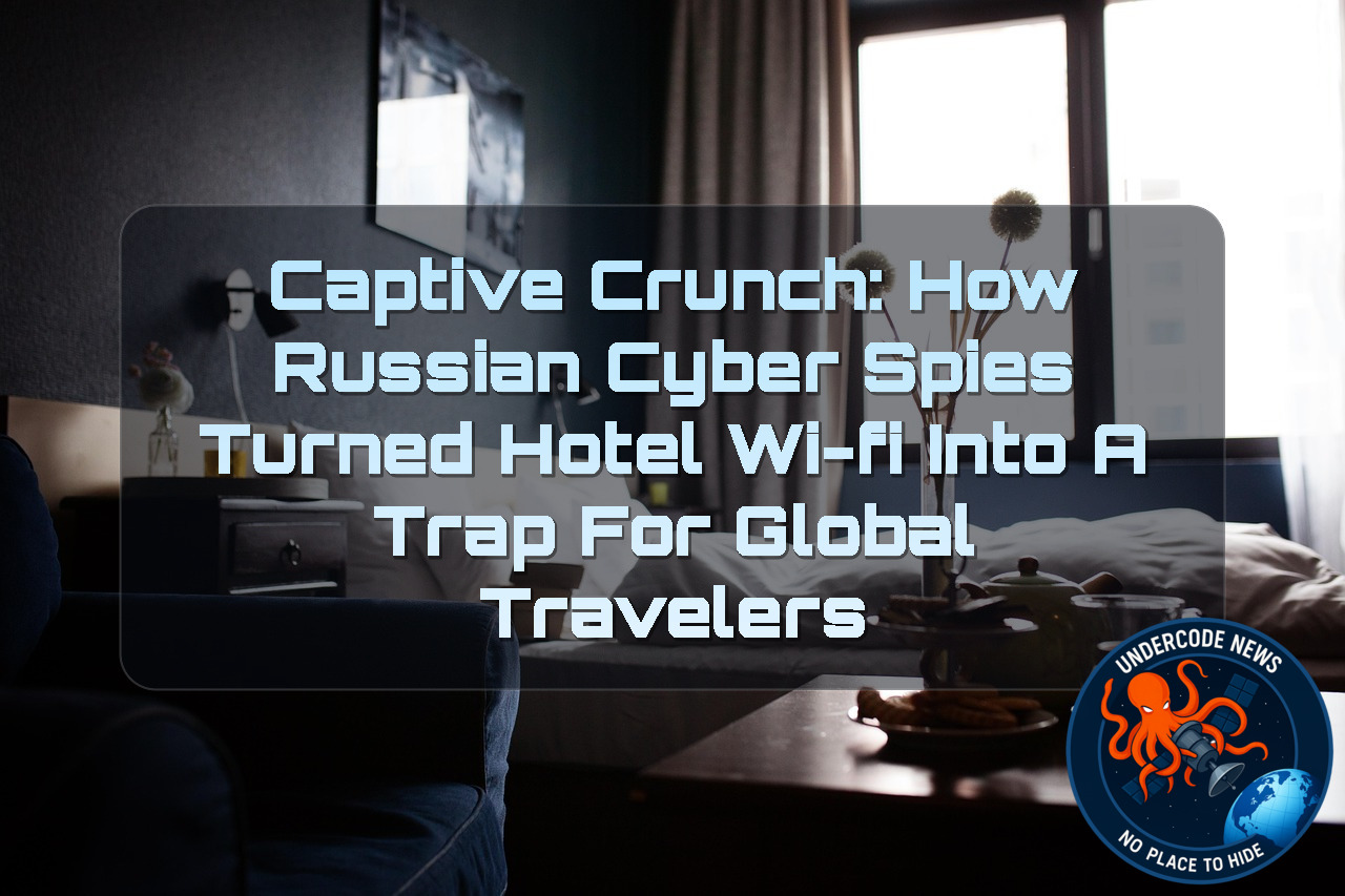 CaptiveCrunch: How Russian Cyber Spies Turned Hotel Wi-Fi Into a Trap for Global Travelers
