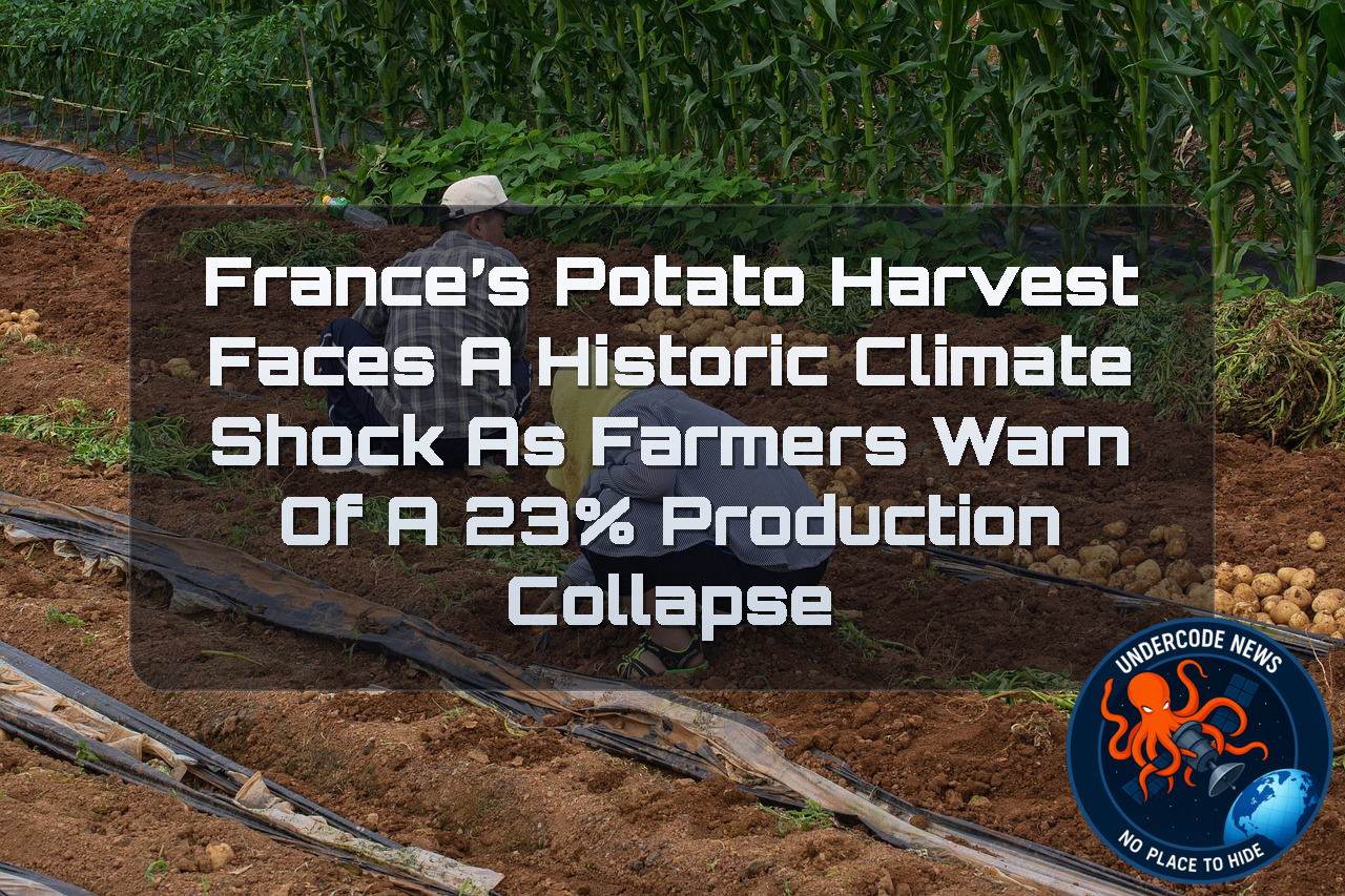 France’s Potato Harvest Faces a Historic Climate Shock as Farmers Warn of a 23% Production Collapse + Video