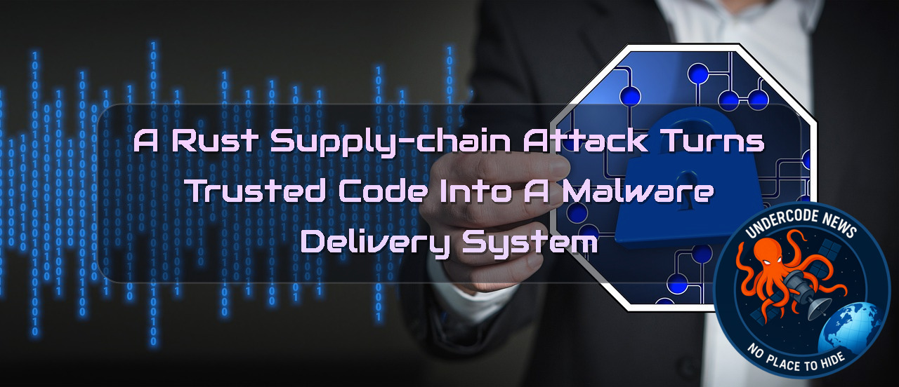 A Rust Supply-Chain Attack Turns Trusted Code Into a Malware Delivery System + Video