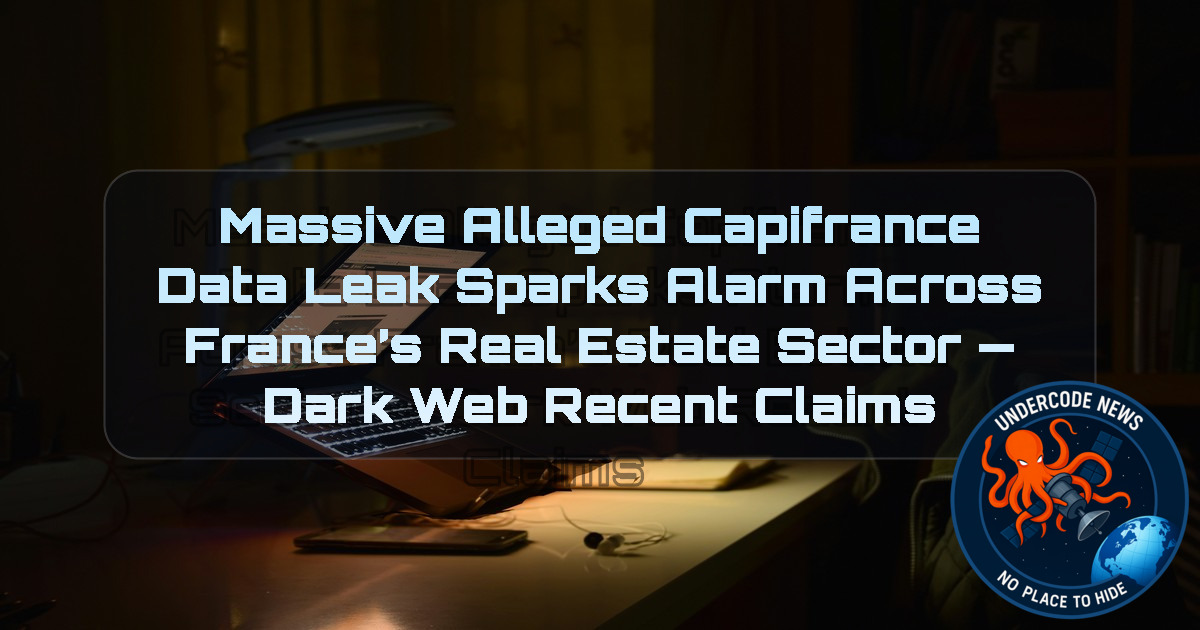 Massive Alleged Capifrance Data Leak Sparks Alarm Across France’s Real Estate Sector — Dark Web recent claims + Video