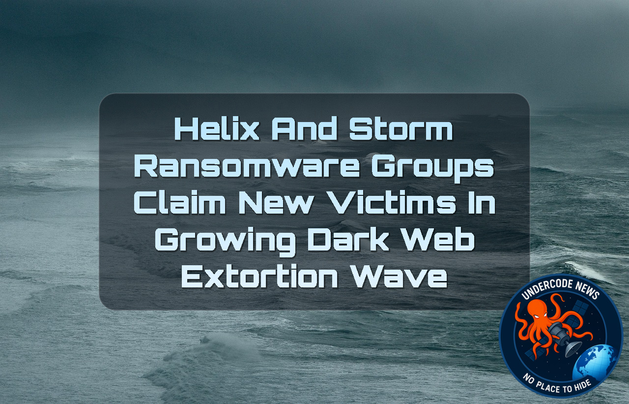 Helix and Storm Ransomware Groups Claim New Victims in Growing Dark Web Extortion Wave + Video