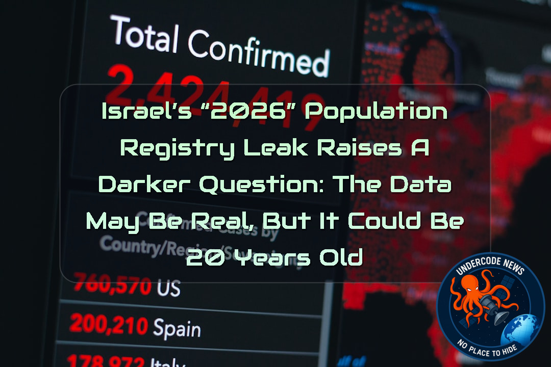 Israel’s “2026” Population Registry Leak Raises a Darker Question: The Data May Be Real, but It Could Be 20 Years Old + Video