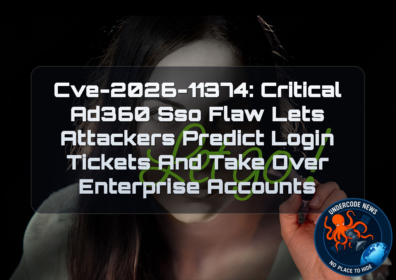 CVE-2026-11374: Critical AD360 SSO Flaw Lets Attackers Predict Login Tickets and Take Over Enterprise Accounts + Video