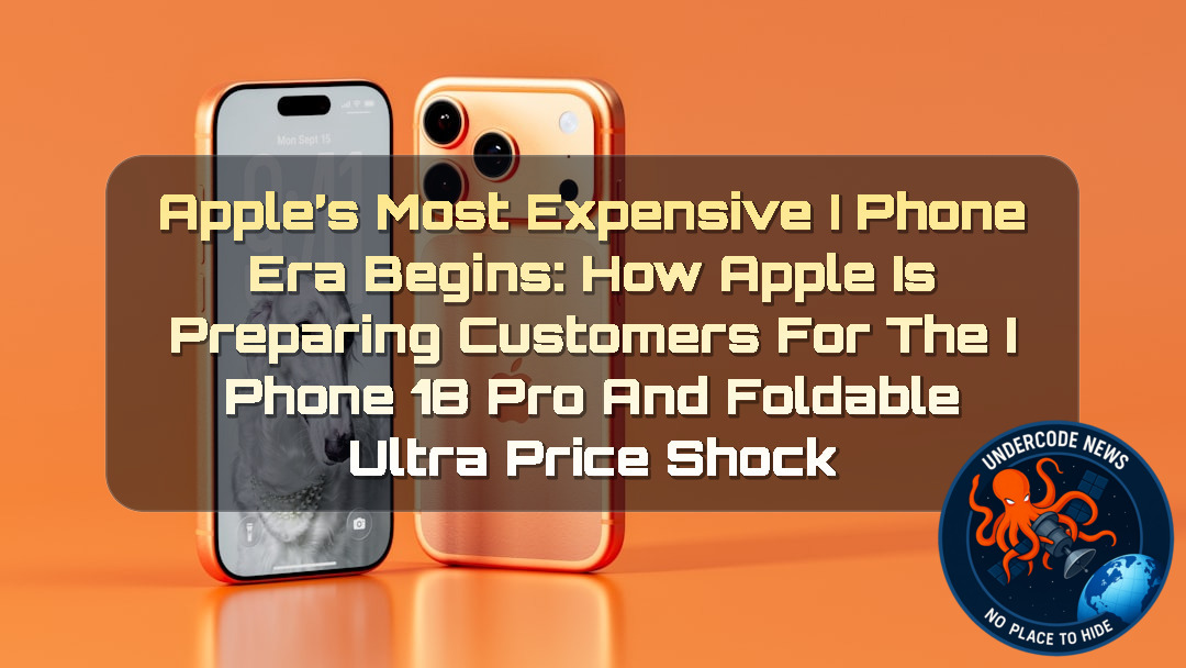 Apple’s Most Expensive iPhone Era Begins: How Apple Is Preparing Customers for the iPhone 18 Pro and Foldable Ultra Price Shock + Video