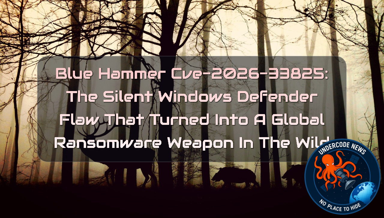 BlueHammer CVE-2026-33825: The Silent Windows Defender Flaw That Turned Into a Global Ransomware Weapon in the Wild + Video