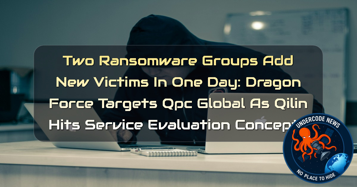 Two Ransomware Groups Add New Victims in One Day: DragonForce Targets QPC Global as Qilin Hits Service Evaluation Concepts + Video