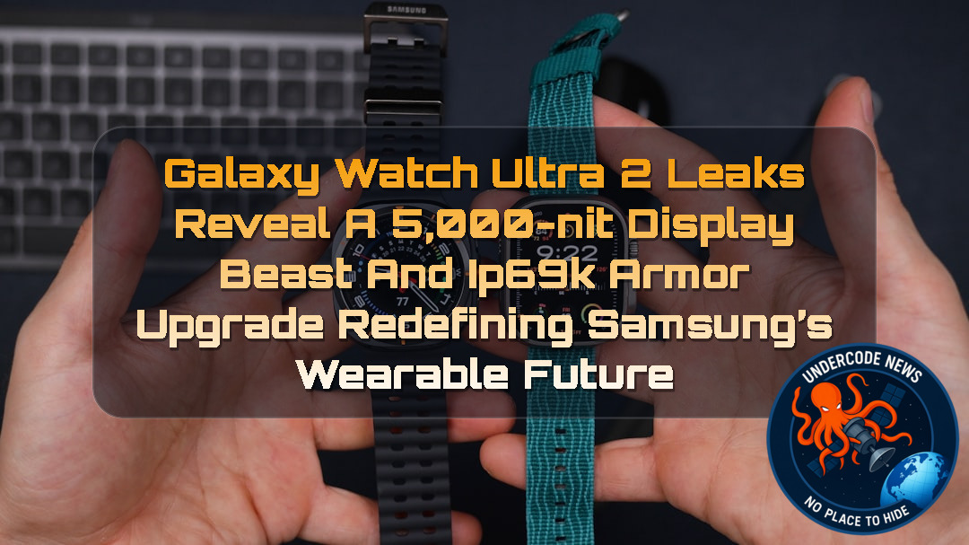 Galaxy Watch Ultra 2 Leaks Reveal a 5,000-Nit Display Beast and IP69K Armor Upgrade Redefining Samsung’s Wearable Future + Video