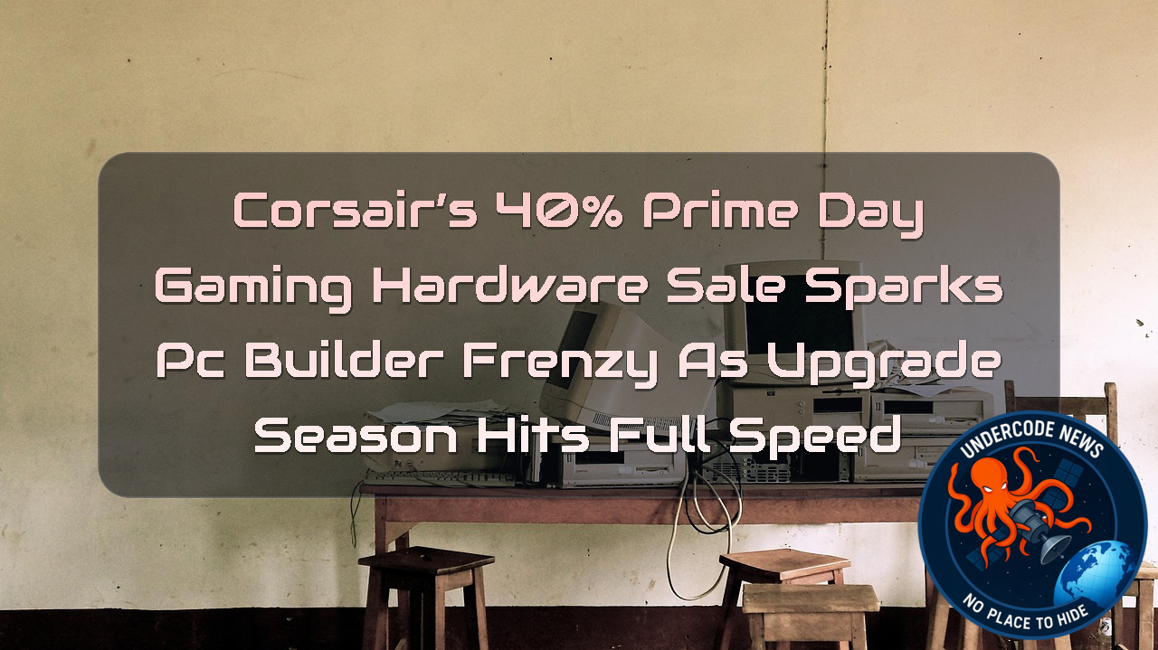 Corsair’s 40% Prime Day Gaming Hardware Sale Sparks PC Builder Frenzy as Upgrade Season Hits Full Speed + Video