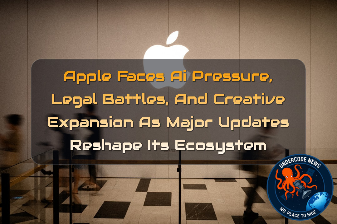 Apple Faces AI Pressure, Legal Battles, and Creative Expansion as Major Updates Reshape Its Ecosystem + Video