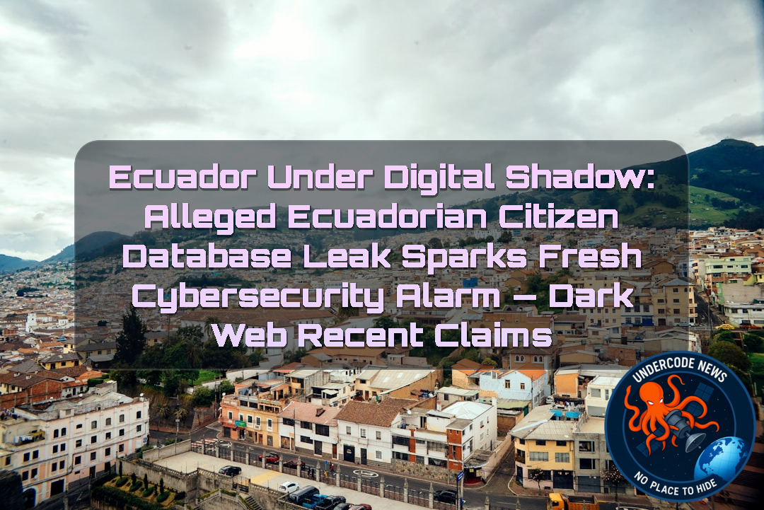 Ecuador Under Digital Shadow: Alleged Ecuadorian Citizen Database Leak Sparks Fresh Cybersecurity Alarm — Dark Web recent claims + Video
