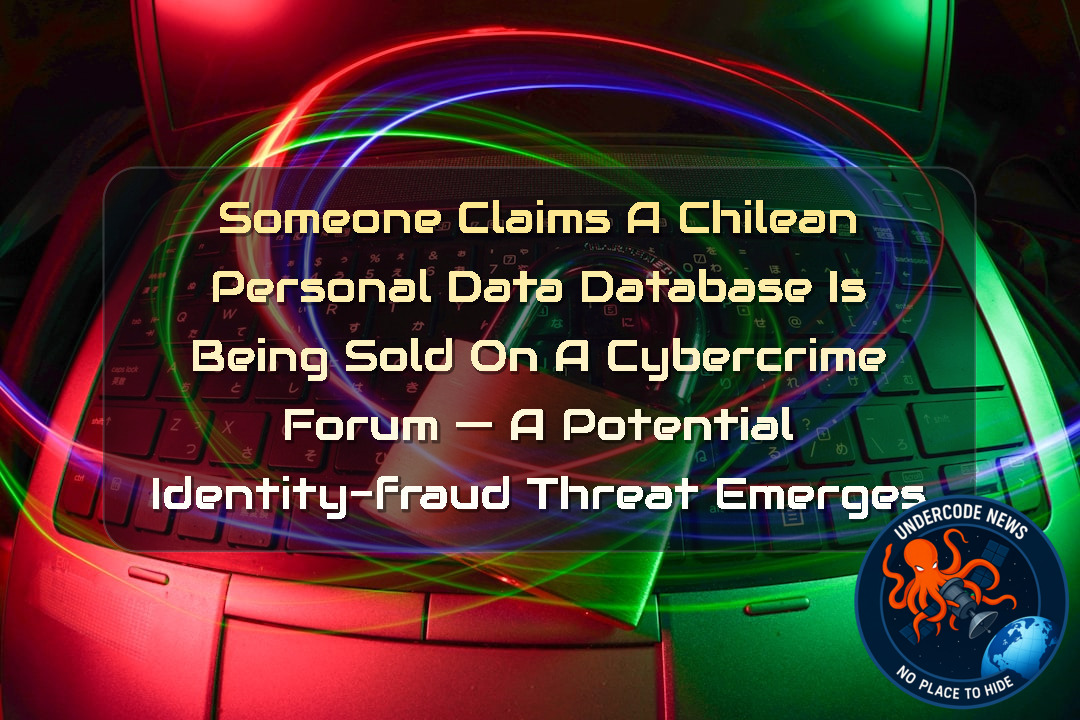 Someone Claims a Chilean Personal Data Database Is Being Sold on a Cybercrime Forum — A Potential Identity-Fraud Threat Emerges + Video
