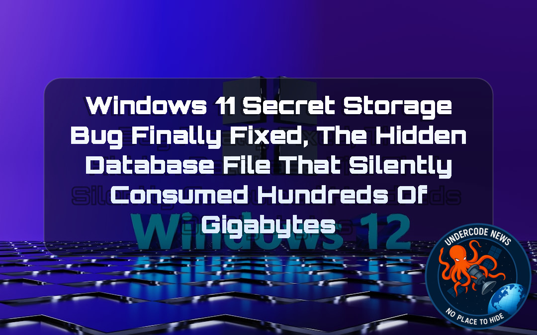 Windows 11 Secret Storage Bug Finally Fixed, The Hidden Database File That Silently Consumed Hundreds of Gigabytes + Video