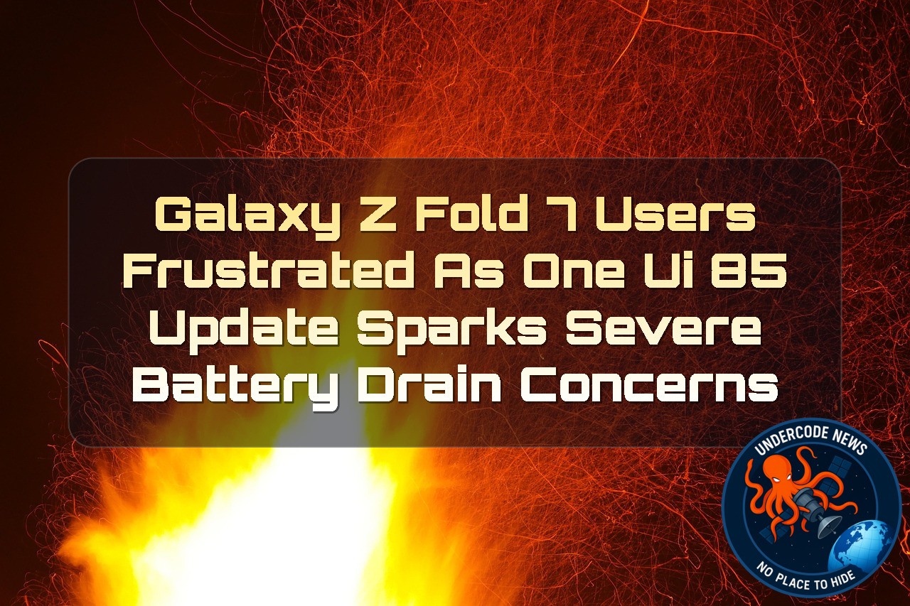 Galaxy Z Fold 7 Users Frustrated as One UI 85 Update Sparks Severe Battery Drain Concerns + Video