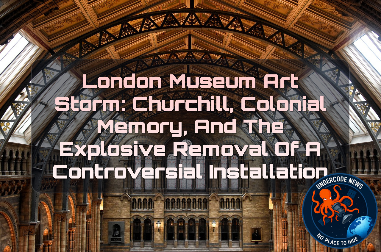 London Museum Art Storm: Churchill, Colonial Memory, and the Explosive Removal of a Controversial Installation + Video