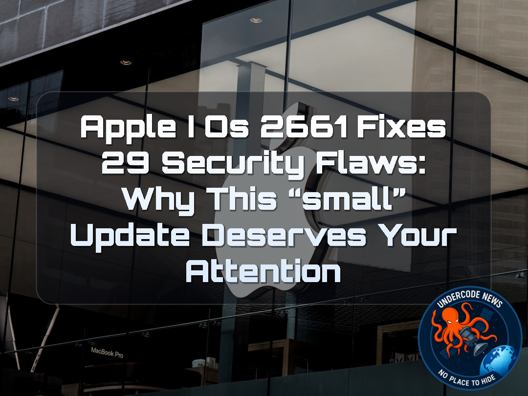 Apple iOS 2661 Fixes 29 Security Flaws: Why This “Small” Update Deserves Your Attention