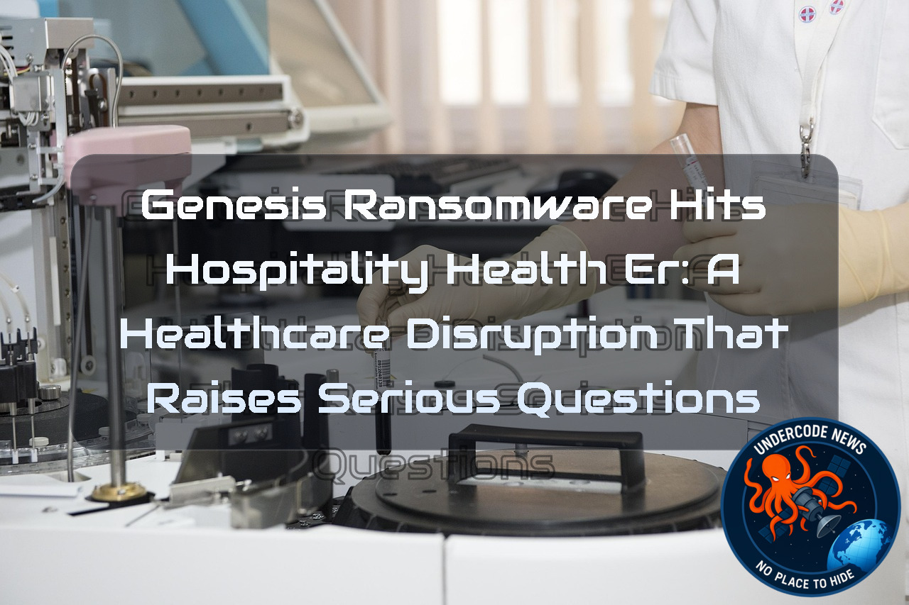 Genesis Ransomware Hits Hospitality Health ER: A Healthcare Disruption That Raises Serious Questions + Video