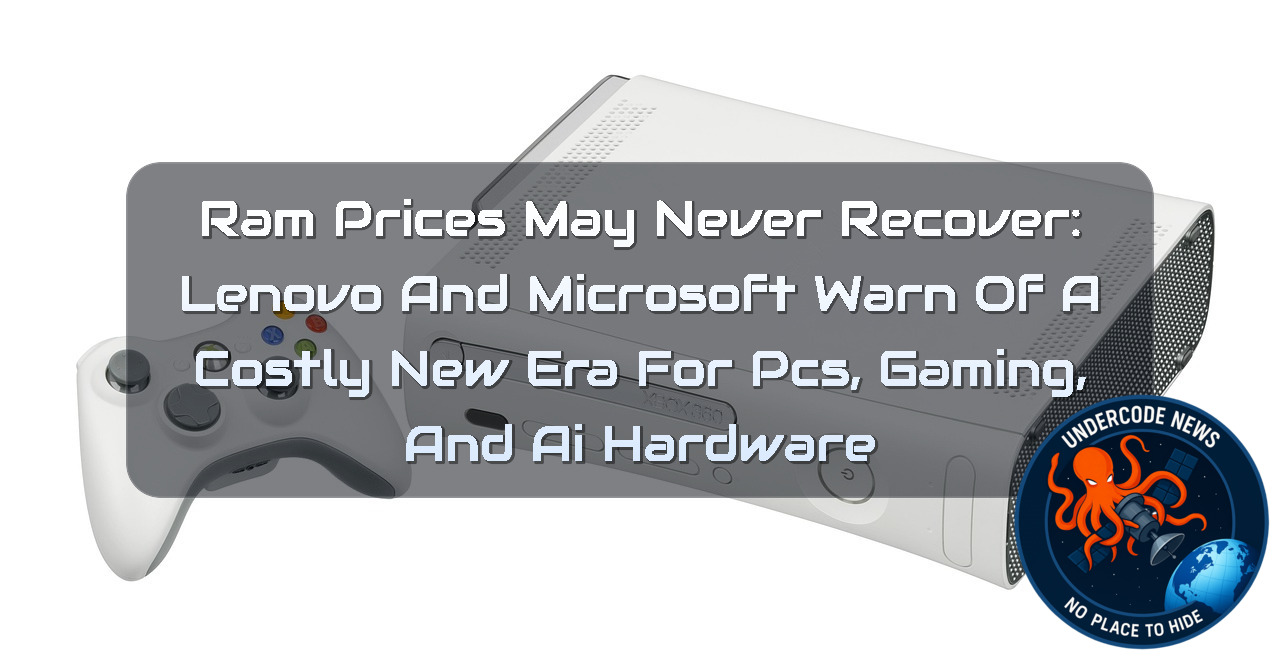 RAM Prices May Never Recover: Lenovo and Microsoft Warn of a Costly New Era for PCs, Gaming, and AI Hardware + Video
