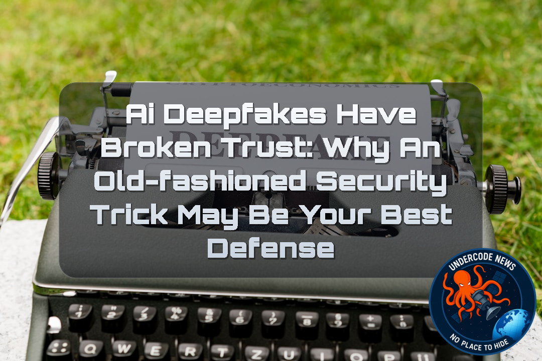 AI Deepfakes Have Broken Trust: Why an Old-Fashioned Security Trick May Be Your Best Defense + Video