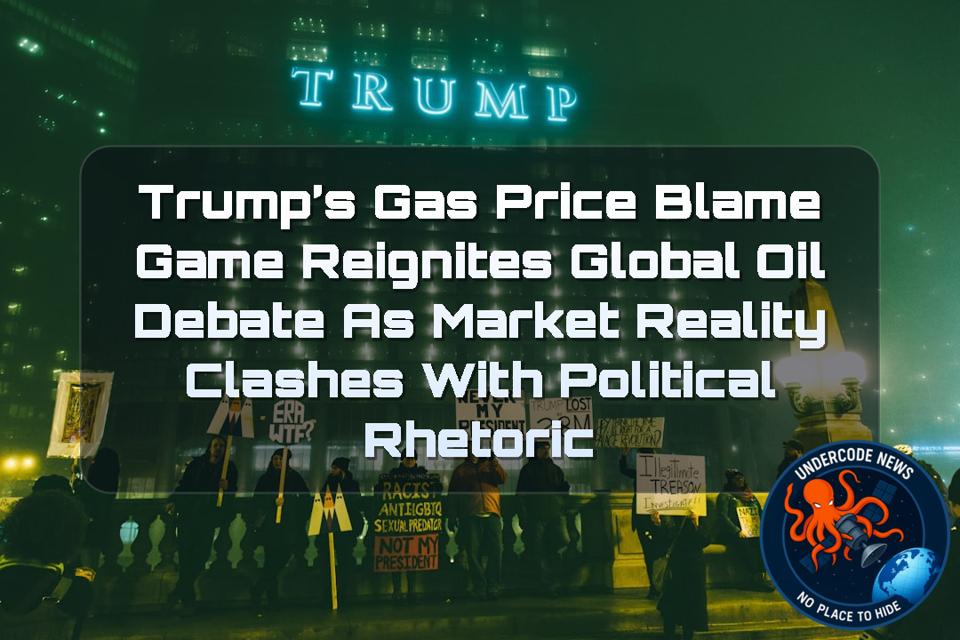 TRUMP’S GAS PRICE BLAME GAME REIGNITES GLOBAL OIL DEBATE AS MARKET REALITY CLASHES WITH POLITICAL RHETORIC + Video